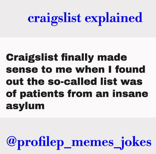 Craigslist explained