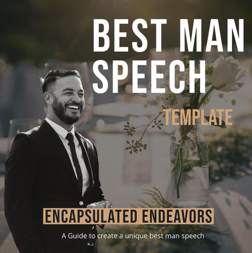 Best Man Speech Templated Journal